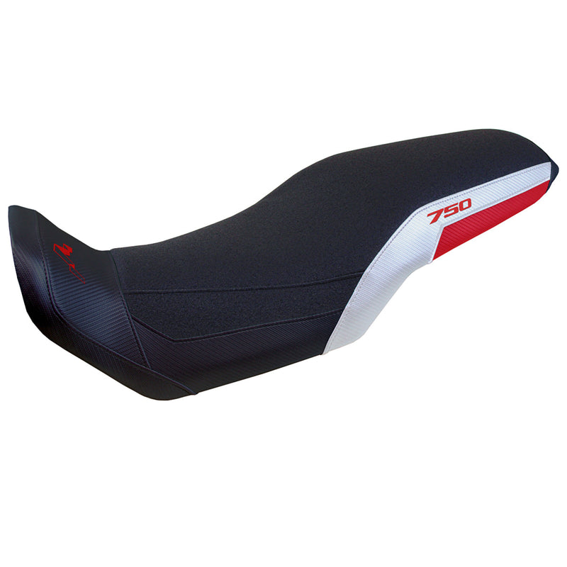 Honda Transalp XL 750 2023-2024 Seat Cover Tappezzeria Italia Ultragrip in White, Red and Black