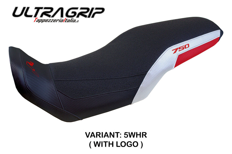 Honda Transalp XL 750 2023-2024 Seat Cover Tappezzeria Italia Ultragrip in White, Red and Black