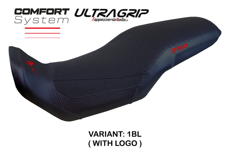 Honda Transalp XL 750 2023-2024 Seat Cover Tappezzeria Italia Comfort Ultragrip in Black