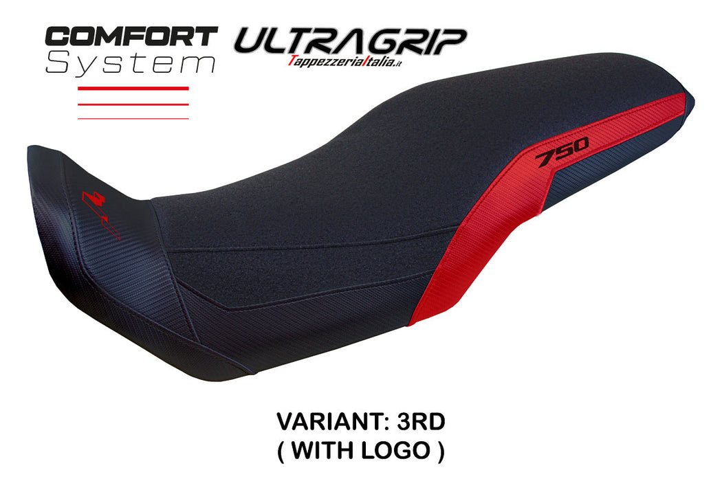 Honda Transalp XL 750 2023-2024 Seat Cover Tappezzeria Italia Comfort Ultragrip in Red