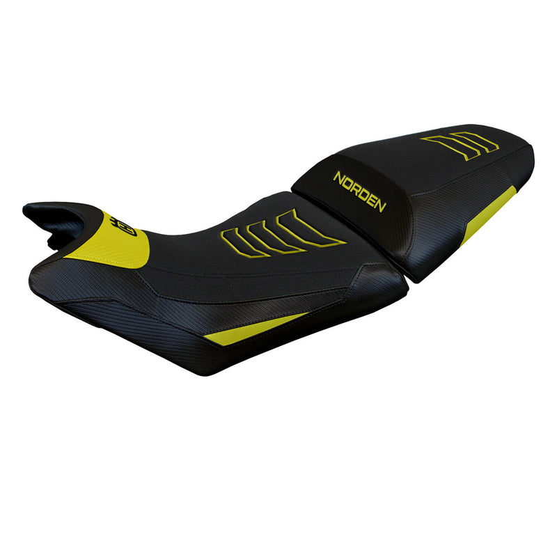 Husqvarna Norden 901 2022-2024 Seat Cover Tappezzeria Italia Ultragrip in Yellow and Black