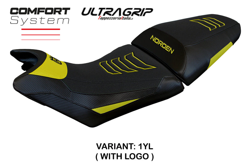 Husqvarna Norden 901 2022-2024 Seat Cover Tappezzeria Italia Comfort Ultragrip in Yellow