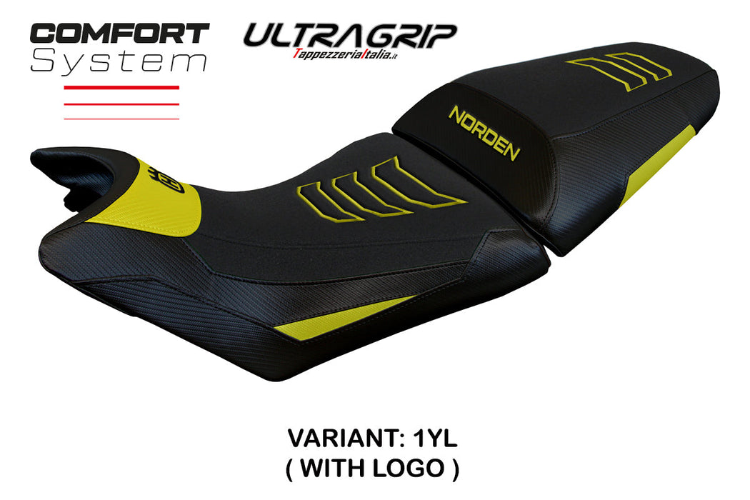 Husqvarna Norden 901 2022-2024 Seat Cover Tappezzeria Italia Comfort Ultragrip in Yellow