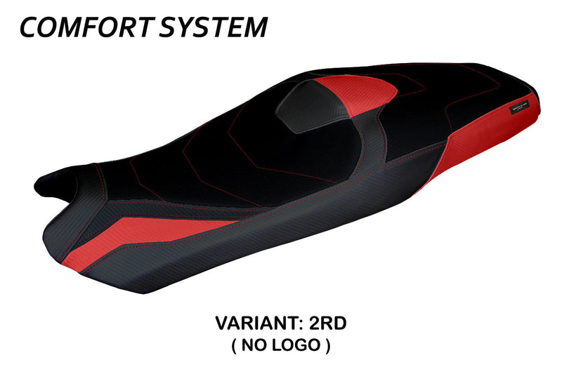Honda X-ADV 750 2021-2024 Seat Cover Tappezzeria Italia Comfort in Red and Black