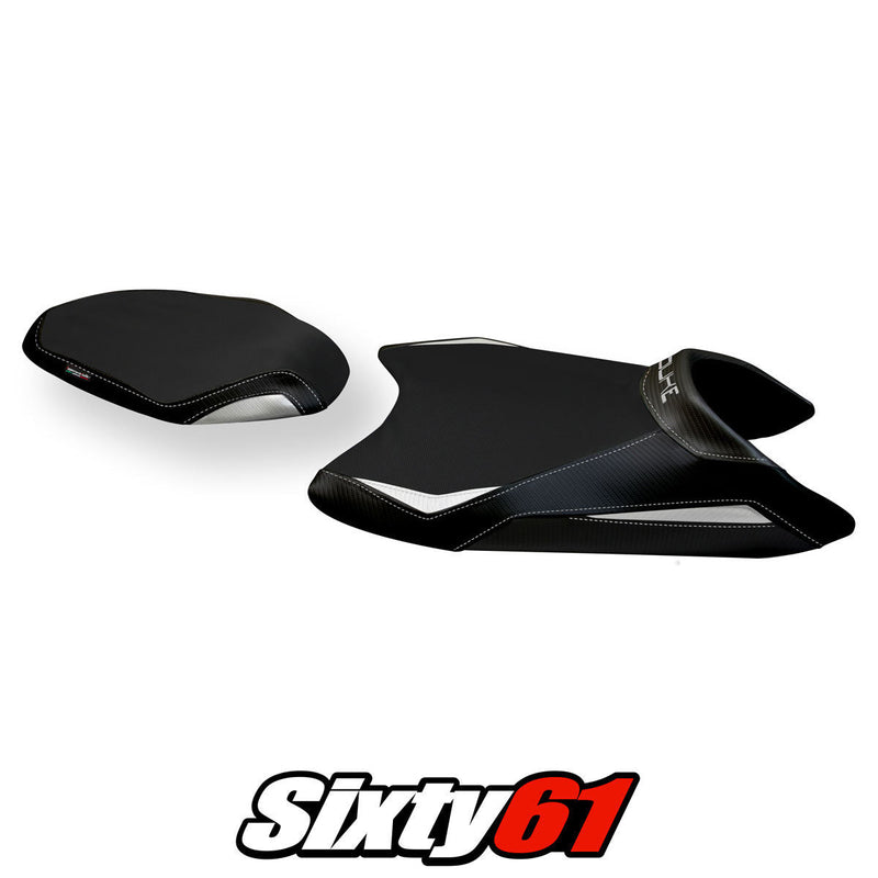 KTM 790 Duke 2018-2024 Seat Cover Tappezzeria Italia Comfort in White and Black