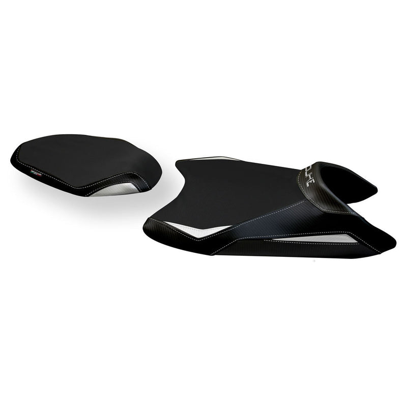KTM 890 Duke 2021-2024 Seat Cover Tappezzeria Italia Comfort in White and Black