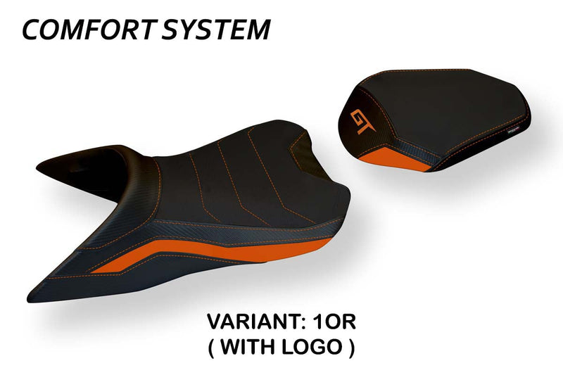 KTM 1290 Super Duke GT 2019-2024 Seat Cover Tappezzeria Italia Comfort in Orange