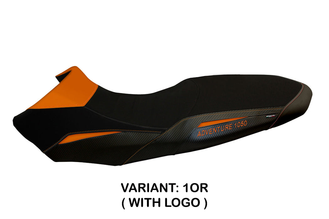 KTM 1050 Adventure 2015-2016 Seat Cover Tappezzeria Italia in Orange Black