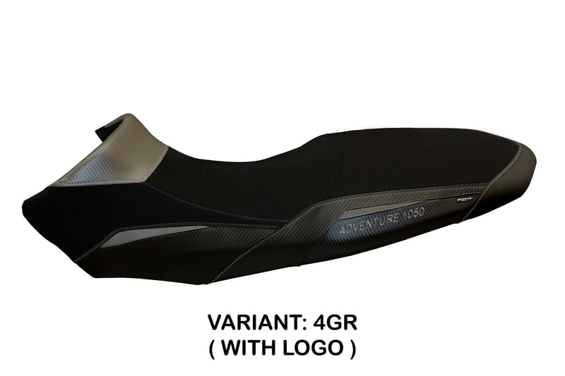 KTM 1050 Adventure 2015-2016 Seat Cover Tappezzeria Italia in Grey and Black