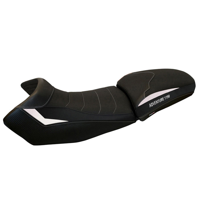 KTM 1190 Adventure 2013-2016 Seat Cover Tappezzeria Italia Comfort in White