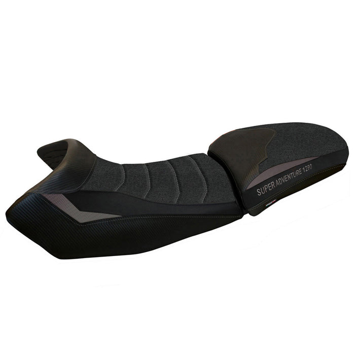 KTM 1290 Super Adventure S T 2015-2020 Seat Cover Tappezzeria Italia Ultragrip in Grey