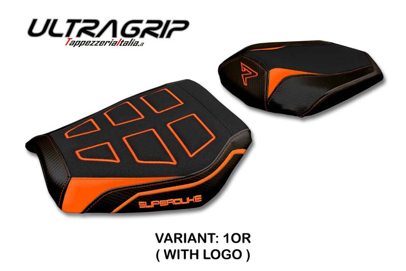 KTM 1290 Super Duke R 2020-2023 Seat Cover Tappezzeria Italia Ultragrip in Orange