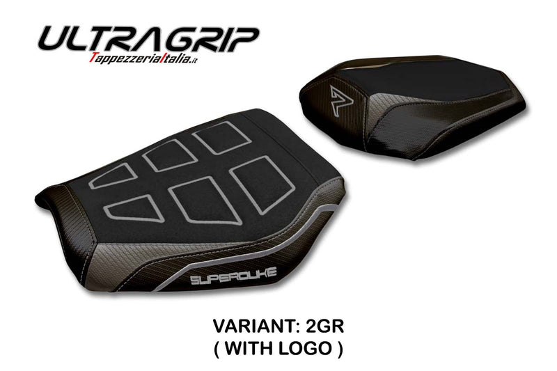 KTM 1290 Super Duke R 2020-2023 Seat Cover Tappezzeria Italia Ultragrip in Grey