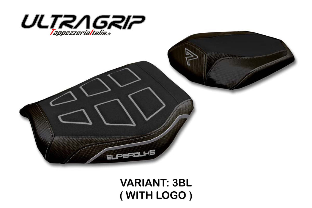 KTM 1290 Super Duke R 2020-2023 Seat Cover Tappezzeria Italia Ultragrip in Black