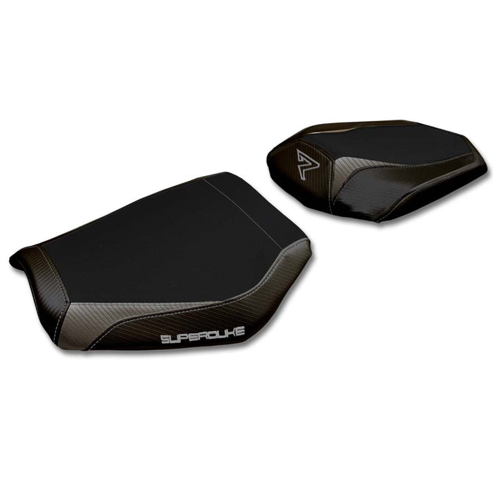 KTM 1290 Super Duke R 2020-2023 Seat Cover Tappezzeria Italia in Grey and Black