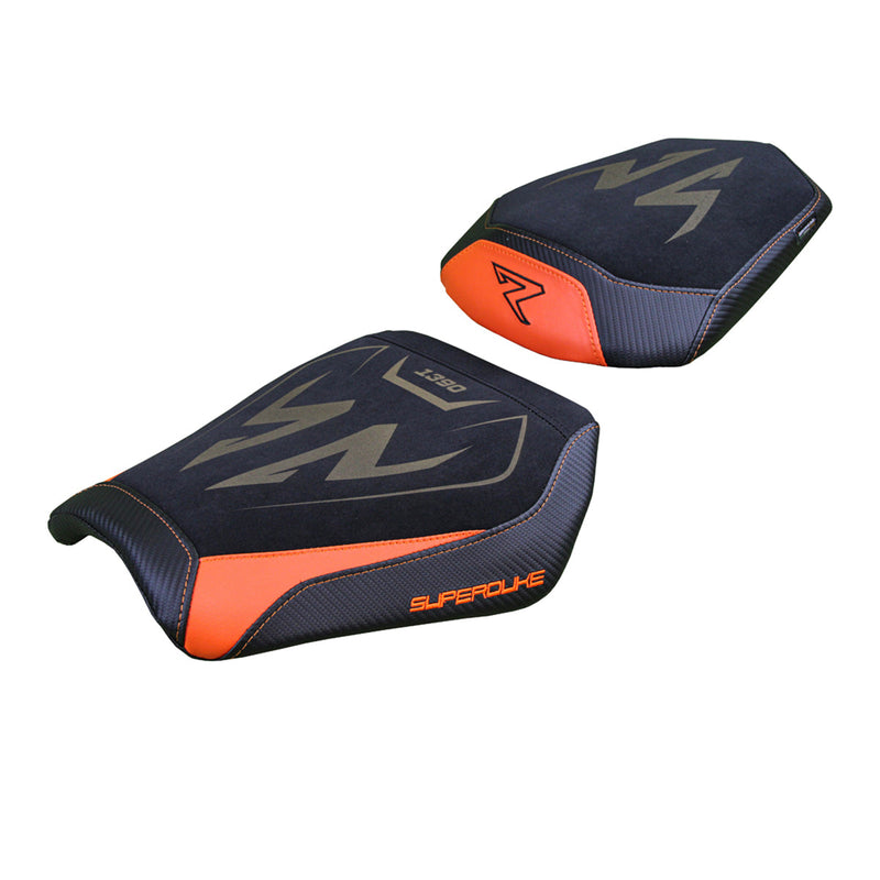 KTM 1390 Super Duke R 2024 Seat Cover Tappezzeria Italia Special Ed. Comfort in Orange and Black