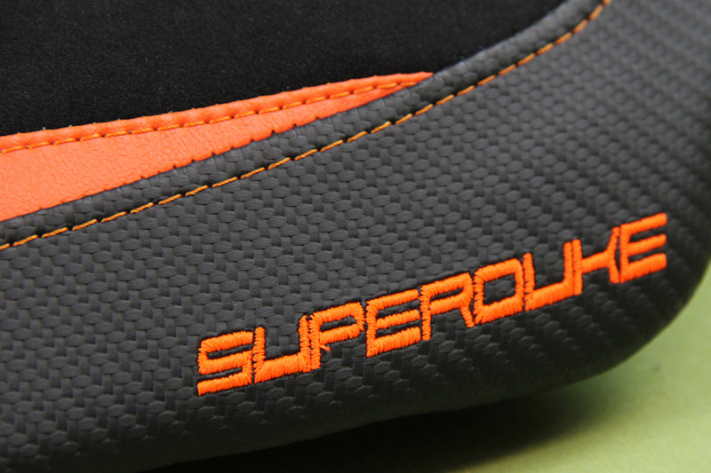 KTM 1390 Super Duke R 2024 Seat Cover Tappezzeria Italia Special Ed. Comfort in Orange and Black