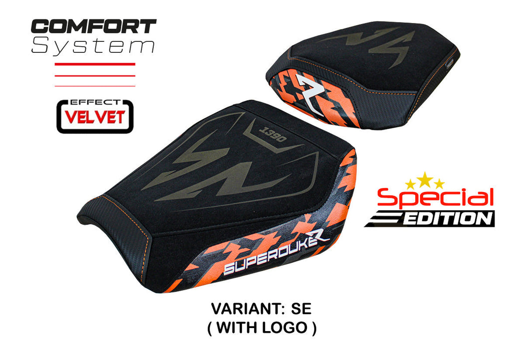 KTM 1390 Super Duke R 2024 2025 Seat Cover Tappezzeria Suede Special Edition