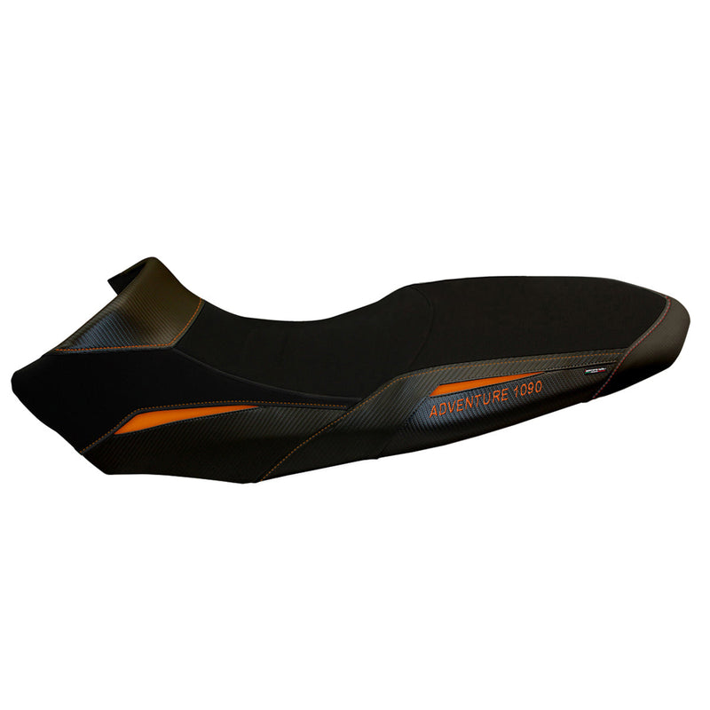 KTM 1090 Adventure R 2017-2019 Seat Cover Tappezzeria Italia in Black Orange SE