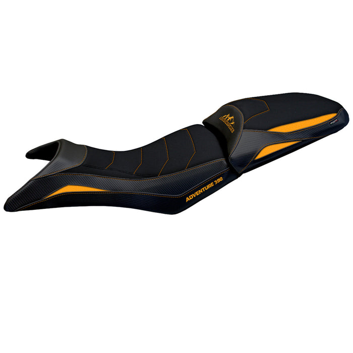 KTM 390 Adventure 2020-2024 Seat Cover Tappezzeria Italia Comfort in Orange and Black
