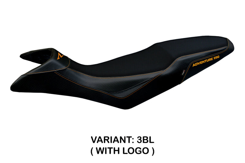 KTM 890 Adventure R 2021-2024 Seat Cover Tappezzeria Italia in Black