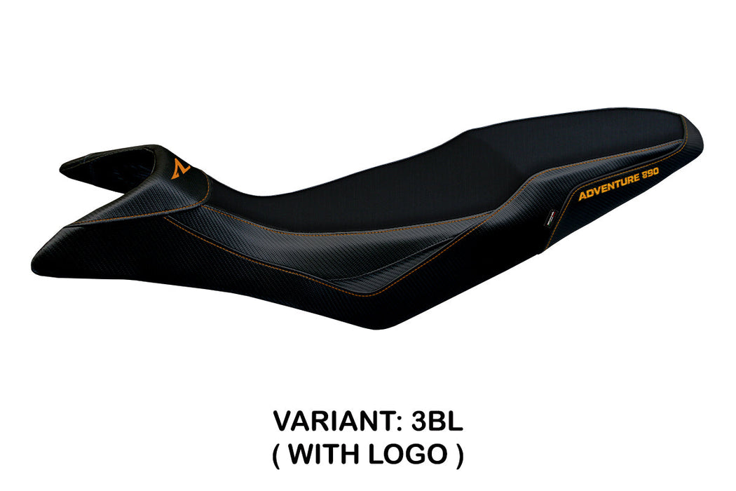 KTM 890 Adventure R 2021-2024 Seat Cover Tappezzeria Italia in Black