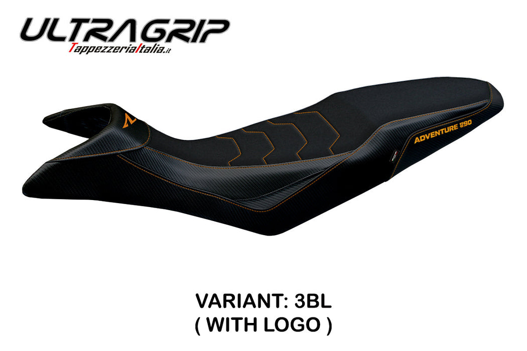 KTM 890 Adventure R 2021-2024 Seat Cover Tappezzeria Italia Ultragrip in Black