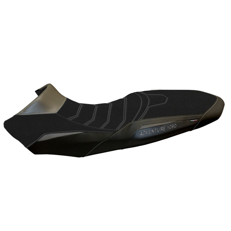 KTM 1090 Adventure R 2017-2019 Seat Cover Tappezzeria Italia Ultragrip in Grey and Black