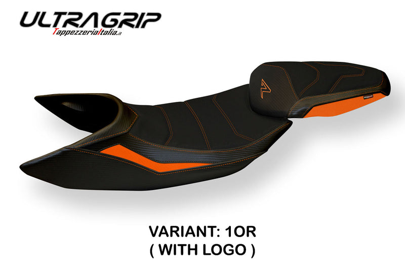KTM 1290 Super Duke R 2014-2019 Seat Cover Tappezzeria Italia Ultragrip in Orange