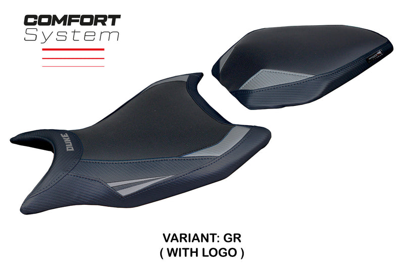 KTM 990 Duke 2024 Seat Cover Tappezzeria Italia Comfort in Grey and Black