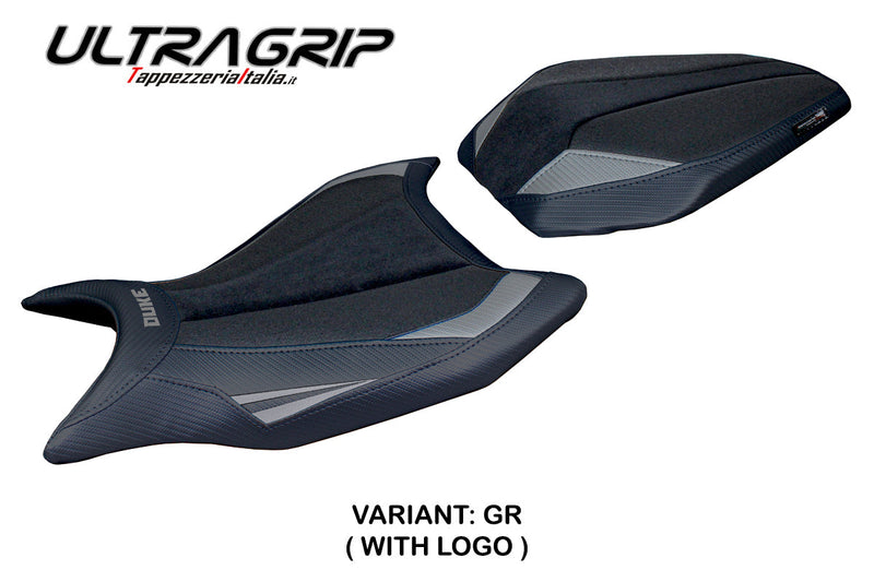 KTM 990 Duke 2024 Seat Cover Tappezzeria Italia Ultragrip in Grey and Black