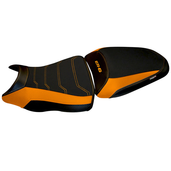 Kawasaki ER-6N ER-6F 2012-2016 Seat Cover Tappezzeria Italia Comfort in Orange