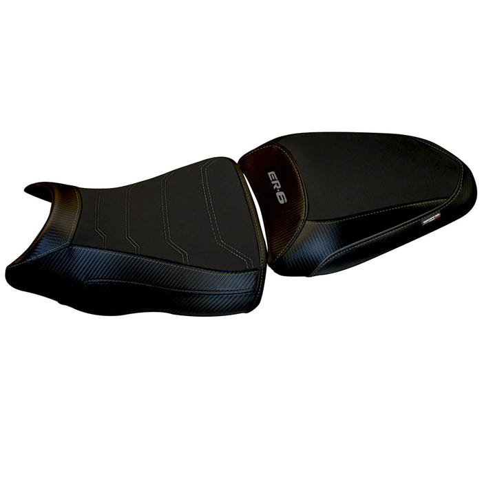 Kawasaki ER-6N ER-6F 2012-2016 Seat Cover Tappezzeria Italia Comfort in Black