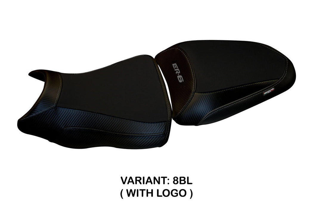 Kawasaki ER-6N ER-6F 2012-2016 Seat Cover Tappezzeria Italia in Black