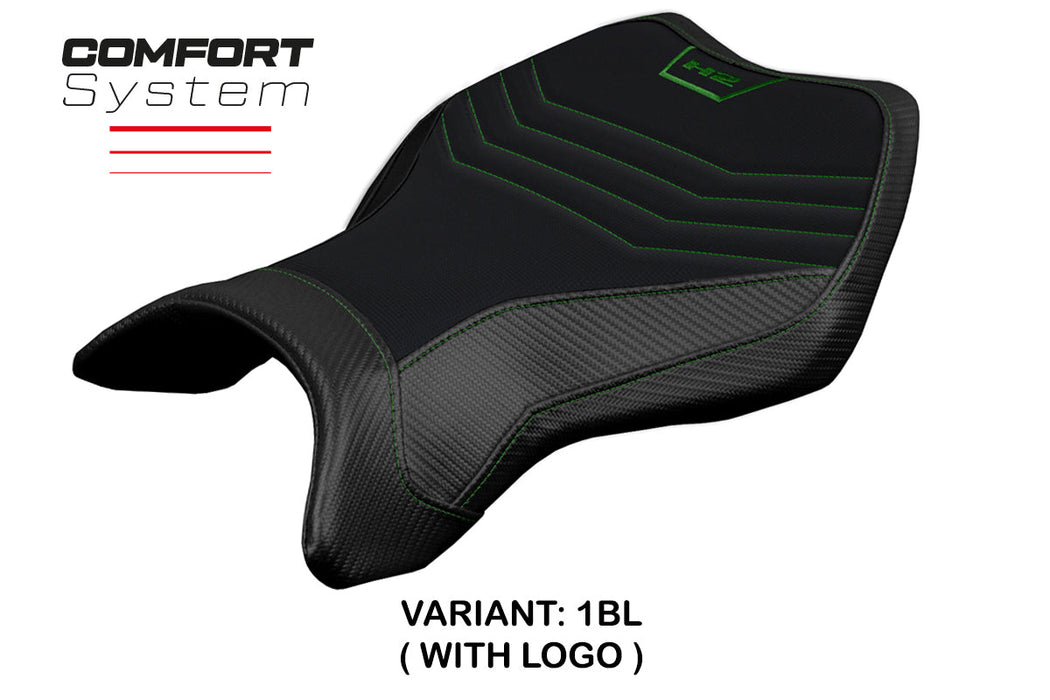 Kawasaki Ninja H2R 2015-2024 Seat Cover Tappezzeria Italia Comfort in Black