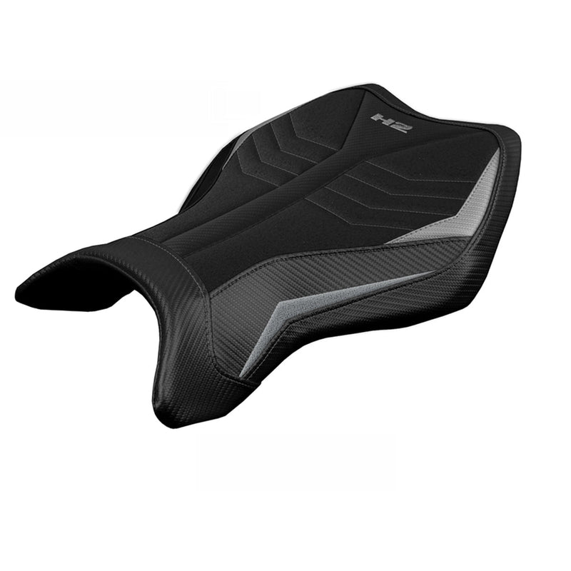 Kawasaki Ninja H2 H2R 2015-2024 Seat Cover Tappezzeria Italia Ultragrip in Silver