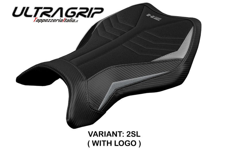 Kawasaki Ninja H2 H2R 2015-2024 Seat Cover Tappezzeria Italia Ultragrip in Silver