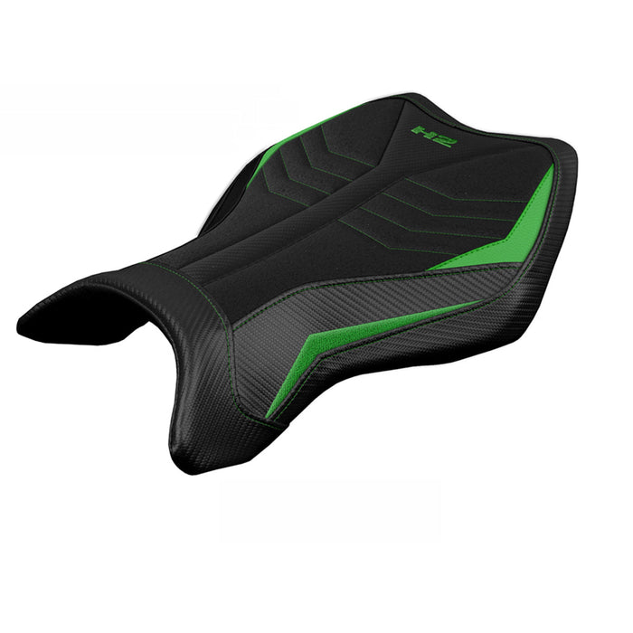 Kawasaki Ninja H2 H2R 2015-2024 Seat Cover Tappezzeria Italia Ultragrip in Green
