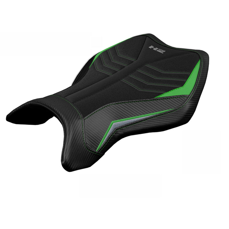 Kawasaki Ninja H2 H2R 2015-2024 Seat Cover Tappezzeria Italia Ultragrip in Green S