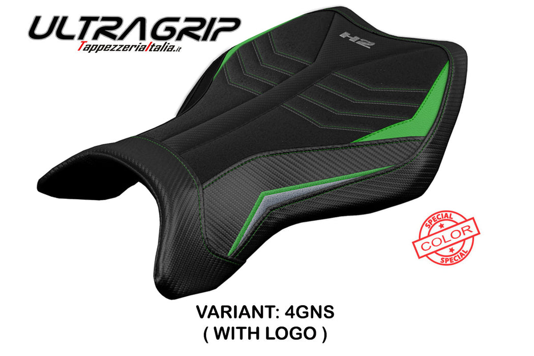 Kawasaki Ninja H2 H2R 2015-2024 Seat Cover Tappezzeria Italia Ultragrip in Green S