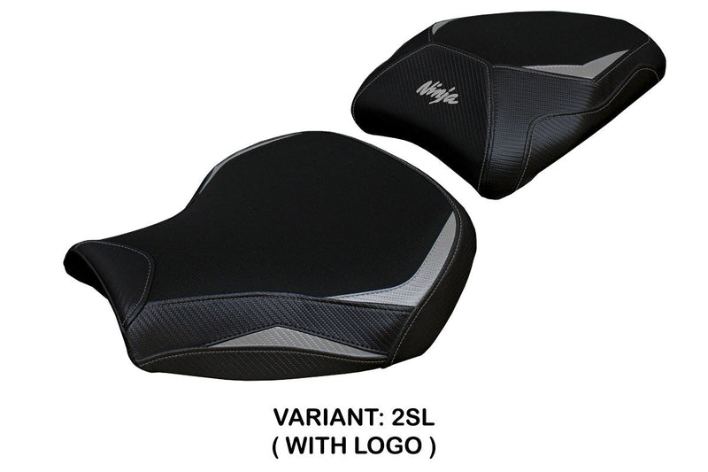 Kawasaki Ninja H2 1000SX 2018-2024 Seat Cover Tappezzeria Italia in Silver