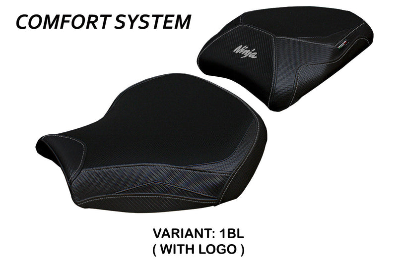 Kawasaki Ninja H2 1000SX 2018-2024 Seat Cover Tappezzeria Italia Comfort in Black