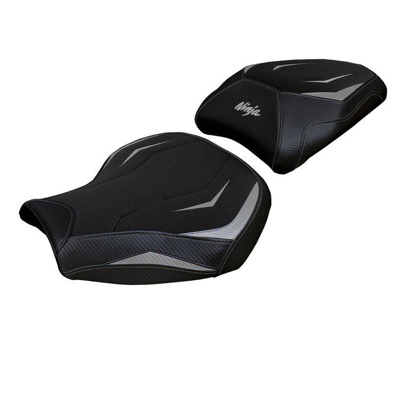 Kawasaki Ninja H2 1000SX 2018-2024 Seat Cover Tappezzeria Italia Ultragrip in Silver