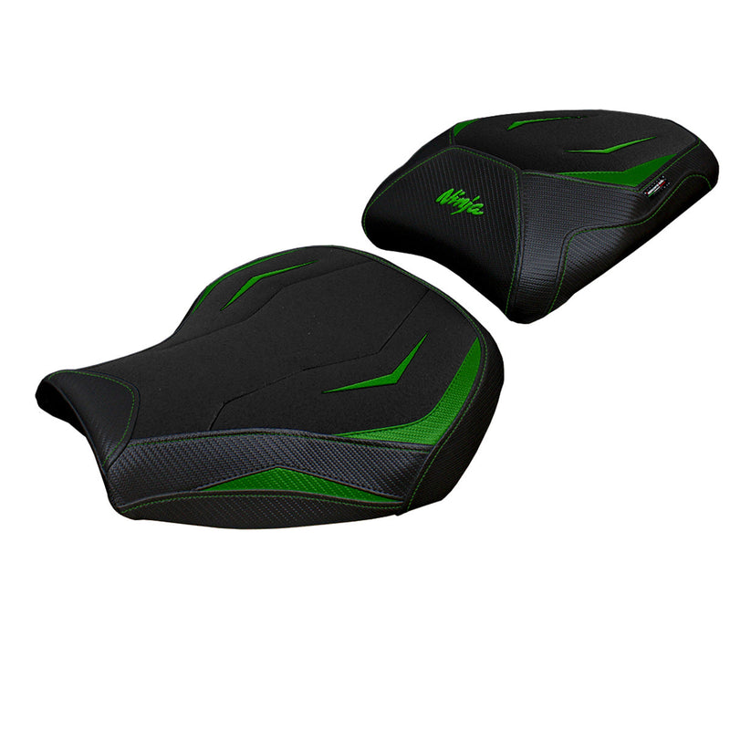 Kawasaki Ninja H2 1000SX 2018-2024 Seat Cover Tappezzeria Italia Ultragrip in Green