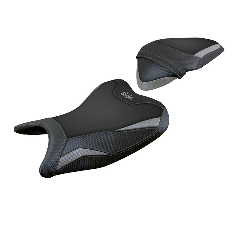 Kawasaki Ninja 250 2018 2019 Seat Cover Tappezzeria Italia in Grey and Black