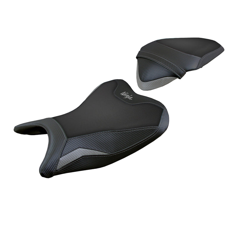 Kawasaki Ninja 250 2018 2019 Seat Cover Tappezzeria Italia Comfort in Grey and Black