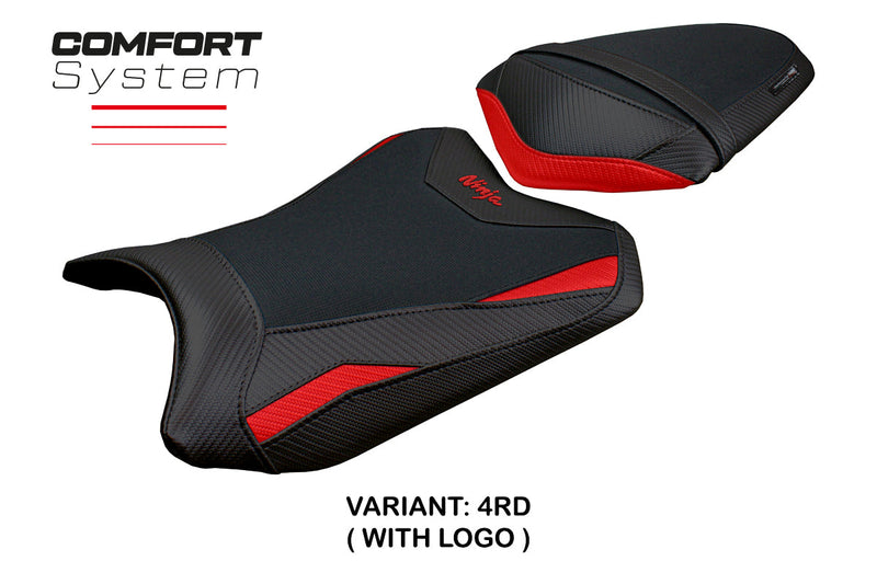 Kawasaki Ninja 300 2013-2017 Seat Cover Tappezzeria Comfort Red