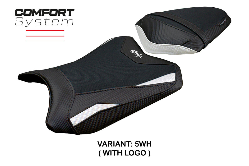 Kawasaki Ninja 300 2013-2017 Seat Cover Tappezzeria Comfort White