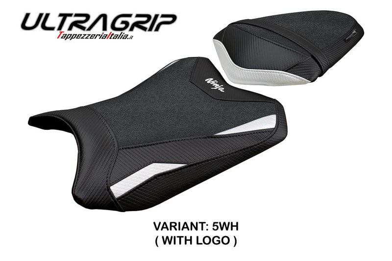 Kawasaki Ninja 300 2013-2017 Seat Cover Tappezzeria Ultragrip White