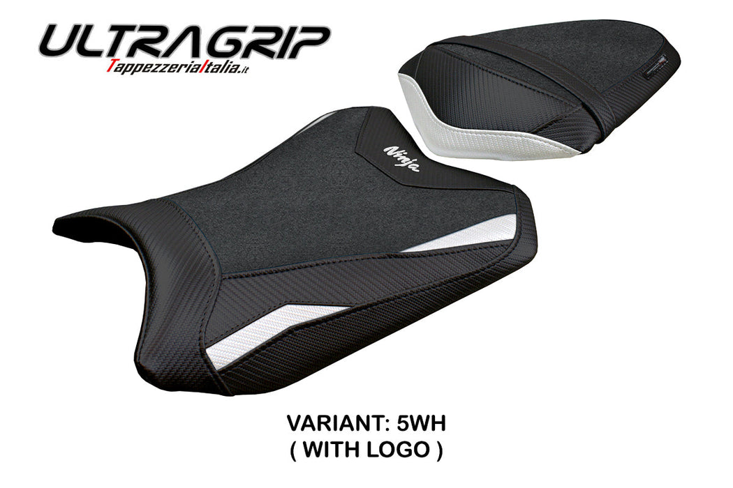 Kawasaki Ninja 300 2013-2017 Seat Cover Tappezzeria Ultragrip White